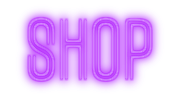 shop neon text